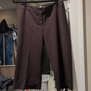 Ann Taylor Wide-Leg Capri Dress Pants